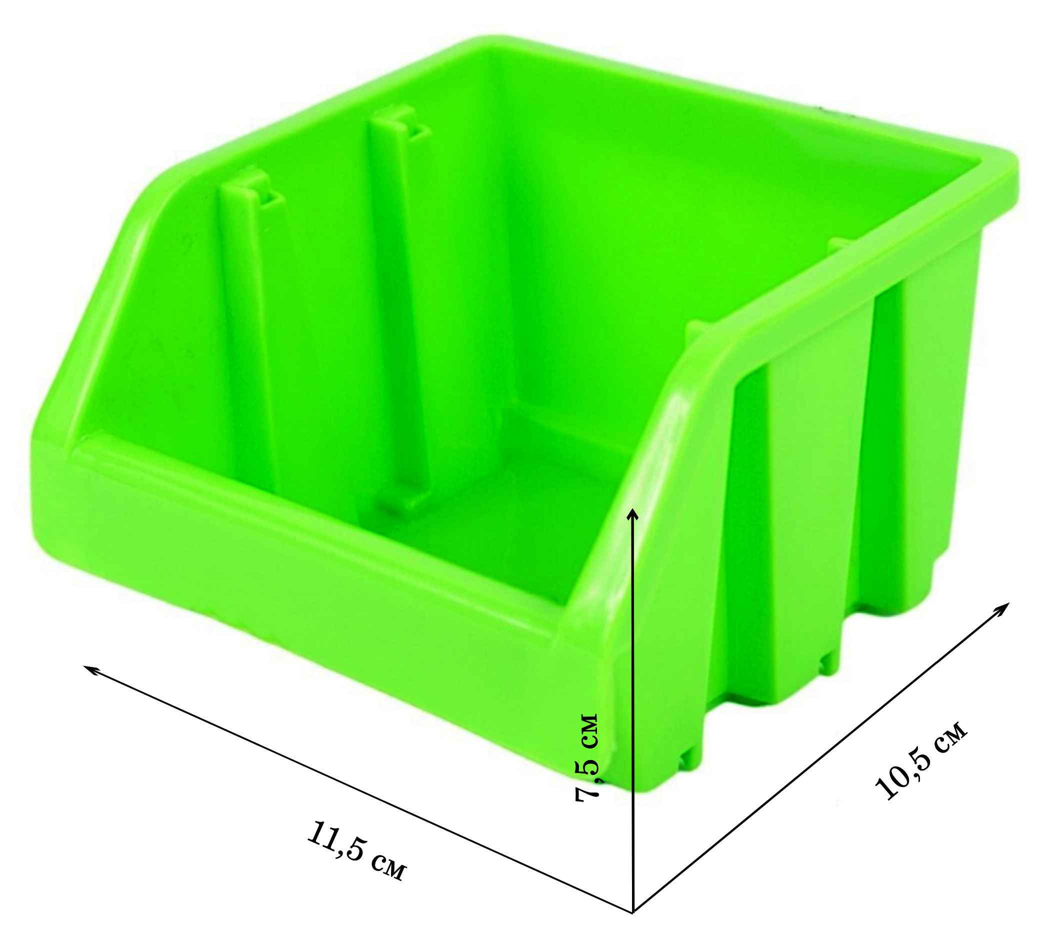Лоток для хранения пластиковый (11.5х11.5х7.5 см)
