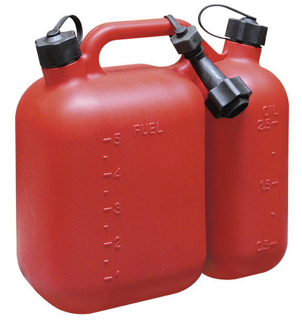 Two-piece 5L and 2.5L canister